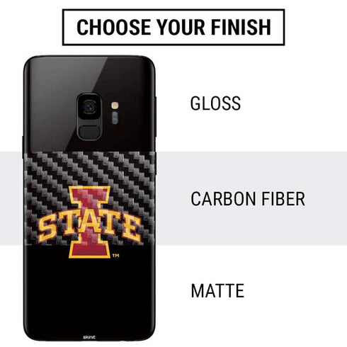 Iowa State University Primary Logo Black Galaxy S9 Skin